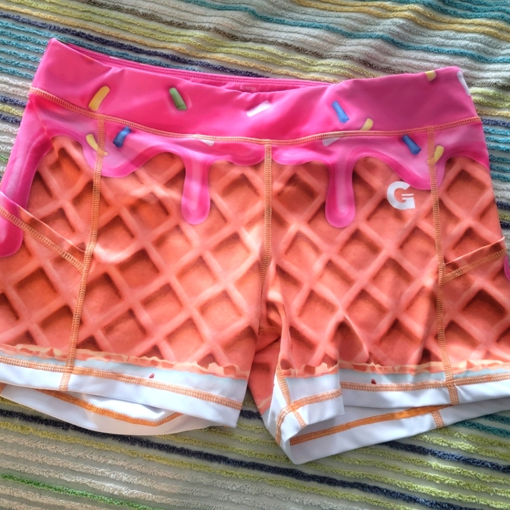 Grrrl Ice cream cone wod shorts